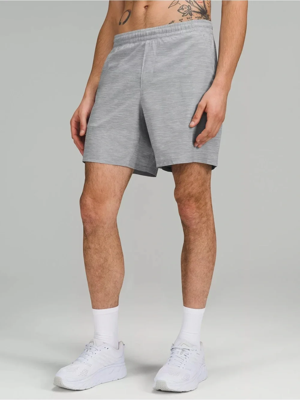 Lululemon Pace Breaker 5” Linerless Shorts M Sea Salt Light Cast